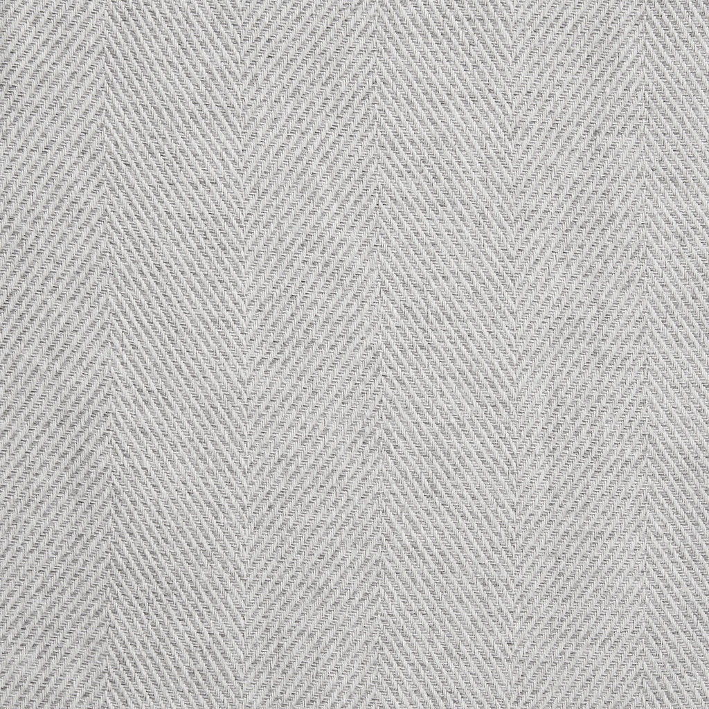 Dusklia - Herringbone Thermal Blackout Pencil Pleat Curtains - Light Grey