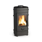 Poêle à bois REVO 7 kW en fonte – Chargement frontal – Bûches 35 cm