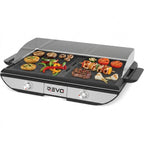 Combiné Plancha & Grill Électrique REVO Sitges – Double Zone de Cuisson – 2300 W