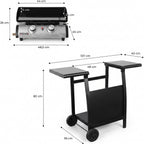 Plancha Gaz REVO Zaragoza – Chariot Inclus – 5 kW