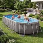 Piscine Hors-Sol Ovale REVO Aqua Wave 6 – 610 × 305 × 122 cm – 18 202 L – Filtration 4 400 L/h – Échelle & Bâche Incluses