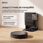Robot Aspirateur Laveur REVO Vector 15 – 15 000 Pa avec Station de Vidage Automatique & Navigation LiDAR