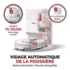 Robot Aspirateur Laveur REVO Vortex 13 –  13 000 Pa avec Station Auto-Vidage & Navigation Laser
