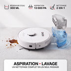 Robot Aspirateur Laveur REVO Vortex 13 –  13 000 Pa avec Station Auto-Vidage & Navigation Laser
