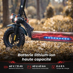 Trottinette Électrique REVO Titan 800 – 800 W – Autonomie 45 km – Batterie 48 V 15 Ah – Pneus Tout-Terrain 10"