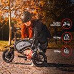 Draisienne Électrique REVO Volt – 350 W – Autonomie 15 à 20 km – Batterie 36V – Pliable – Freins à Disque Avant/Arrière