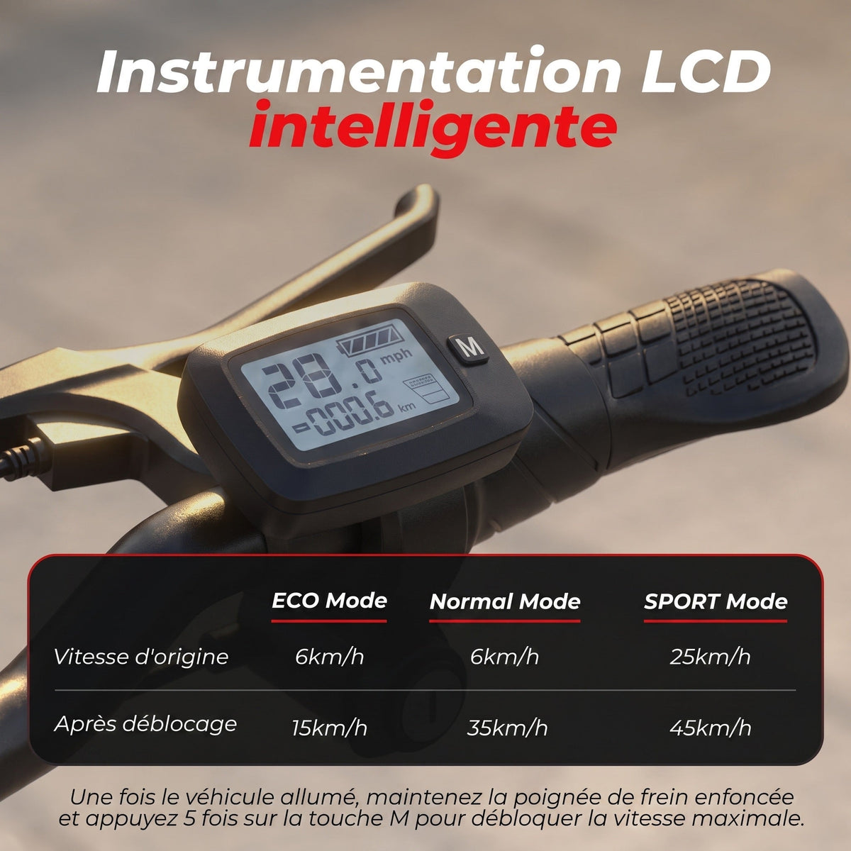 Trottinette Électrique REVO Prime – 1000 W – Autonomie 55-60 km – Batterie 48V 13Ah – Siège Confort Intégré