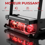 Tapis de Course Pliant REVO Pace – 10 km/h – 12 Programmes – Charge 100 kg – Écran LED