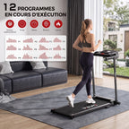 Tapis de Course Pliant REVO Pace – 10 km/h – 12 Programmes – Charge 100 kg – Écran LED