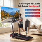 Tapis de Course Pliant REVO Trail – 12 km/h – 12 Programmes HIIT – Écran LED & Application Connectée