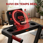 Tapis de Course REVO Elevate 15 – Inclinaison Automatique 15 % – 2,5 CV – 12 km/h – Pliable & Connecté