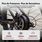 Vélo Électrique VTT REVO Ridge 65 – 250 W – Autonomie jusqu’à 65 km – Batterie Amovible 13 Ah – 21 Vitesses – Pneus 26"**