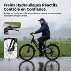 Vélo Électrique REVO Venture – 250 W – Autonomie jusqu’à 100 km – Batterie 561,6 Wh – Roues 27,5" – Freins Hydrauliques