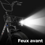 Vélo Électrique Fat Bike REVO Terra Boost – 250 W – Autonomie jusqu’à 126 km – Batterie 48 V 13 Ah – Couple 75 Nm – Pneus 20" x 4"