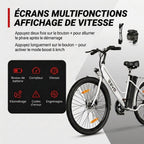 Vélo Électrique REVO Avenue 26″ – Moteur 250W – Batterie Amovible 36V 8,4Ah – Autonomie jusqu’à 70 km – Freins à Disque