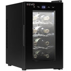 Cave à Vin REVO Origine – 8 Bouteilles – 21 L – Température Réglable 8 à 18 °C – Commande Tactile – 35 dB