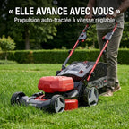 Tondeuse à Gazon sans Fil Auto-tractée REVO Force 700 – 36 V – Coupe 47 cm – 4 Batteries 4,0 Ah – Bac 75 L – Jusqu’à 700 m²