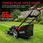 Tondeuse à Gazon Thermique Autotractée REVO Dominus 53 – 224 cm³ / 6 CV – Coupe 53 cm – Démarrage Électrique 20 V – Bac 65 L – Jusqu’à 1 800 m²