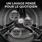 Lave-Linge REVO Pure 7 – Machine à Laver 7 kg – Classe A – 1 200 tr/min – 12 Programmes – Vapeur
