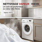 Lave-Linge Hublot REVO Élégance 8 – Machine à Laver 8 kg – Classe A – 1400 tr/min – 15 Programmes, Vapeur & Format Slim