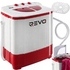 Mini Lave-Linge REVO Nomad 4.5 – Machine à Laver Portable 4,5 kg – Essorage 3,5 kg – 2 Compartiments – 1320 tr/min