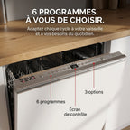 Lave-Vaisselle Tout Intégrable REVO Integra 60 – 60 cm – 6 Programmes – 3 Options – 48 dB – Panier Réglable 3 Hauteurs