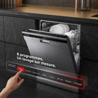 Lave-Vaisselle Pose Libre REVO Altis 14 – 14 Couverts – 44 dB – 8 Programmes – Ouverture Automatique – Inox