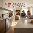 Lave-Vaisselle Pose Libre REVO Soreva 12 – 12 Couverts – 47 dB – 6 Programmes – Lavage Hygiénique 72°C – Inox