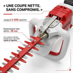 Taille-Haie Sans Fil REVO Altis 75 – 18 V – Lame 75 cm – 3 Vitesses – 4 400 cps/min – Espacement 35 mm