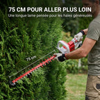 Taille-Haie Sans Fil REVO Altis 75 – 18 V – Lame 75 cm – 3 Vitesses – 4 400 cps/min – Espacement 35 mm