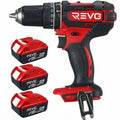 Perceuse à Percussion Sans Fil REVO Torq 62 – 18 V – 62 Nm – 3 Batteries 4,0 Ah – 2 Vitesses