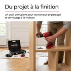 Perceuse-Visseuse Sans Fil REVO Voltis 42 – 18 V – 42 Nm – 2 Batteries 3 Ah – 2 Vitesses – Mandrin 13 mm – Coffret Inclus