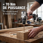 Perceuse-Visseuse Sans Fil REVO Striker 70 – 18 V – 70 Nm – 2 Batteries 5 Ah – Brushless – Mandrin 13 mm – Coffret Inclus