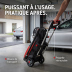 Nettoyeur Haute Pression REVO Forge 200 – 3 300 W – 200 Bar – 650 L/h – Flexible 15 m avec Enrouleur