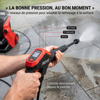 Nettoyeur Haute Pression REVO Vortex 145 – 145 Bar – 500 L/h – 40 m²/h – Flexible 10 m & Contrôle de Pression