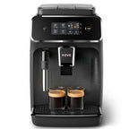 Machine à Café à Grains REVO Crema – Expresso Broyeur Automatique 1 500 W – 2 Cafés – Écran Tactile – Mousseur à Lait – 1,8 L