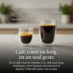 Machine à Café à Grains REVO Essenza – Expresso Broyeur Automatique 1 450 W – 2 Cafés – Buse Vapeur – Broyeur 13 Réglages