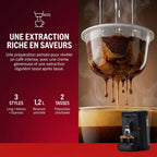 Machine à Café à Dosettes REVO Duoza – 1 450 W – 3 Styles de Café – 2 Tasses Simultanées – Réservoir 1,2 L