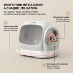 Litière Autonettoyante pour Chats REVO Felixa 106 – 106 L – Contrôle par Application – Jusqu’à 15 kg