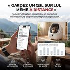 Litière Autonettoyante pour Chats REVO Alvya 9 – Conception Ouverte – Bac Hermétique 9 L – Application Wi‑Fi & Nettoyage Profond