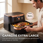 Air Fryer REVO Majora 10 – 10,4 L – 2 Zones de Cuisson – 7 Fonctions – 2 470 W – 240 °C