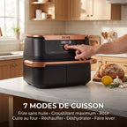 Air Fryer REVO Majora 10 – 10,4 L – 2 Zones de Cuisson – 7 Fonctions – 2 470 W – 240 °C