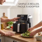 Air Fryer REVO Crispéo 6 – 2 000 W – Capacité 6,2 L – 6 Fonctions de Cuisson – Température Réglable jusqu’à 180 °C