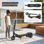 Trottinette Électrique Enfant REVO KidVolt 12 – 120 W – Jusqu’à 12 km/h – Autonomie 8 à 10 km – Pliable & Réglable