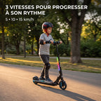 Trottinette Électrique Enfant REVO Spark 15 – 150 W – 3 Vitesses – Jusqu’à 15 km/h – Autonomie 8 km