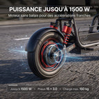 Draisienne Électrique REVO Drivon 1500 – Jusqu’à 1500 W – Autonomie jusqu’à 72 km – Batterie 48 V 15,6 Ah – NFC & Freins Hydrauliques