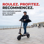 Trottinette Électrique REVO Dominion 60 – Batterie 60 V 35 Ah – 25 km/h – Pneus Tubeless 11″ – Double Suspension
