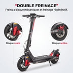 Trottinette Électrique REVO Altura 50 – 350 W – Autonomie 50 km – Batterie 468 Wh – Roues 10″ – Clignotants Intégrés