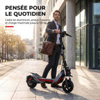 Trottinette Électrique REVO Vanguard 11 – 25 km/h – Pneus Tout-Terrain 11″ – Double Suspension – Charge 120 kg