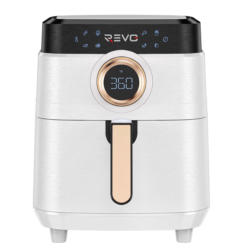 Airfryer REVO Savoris 1700 – Friteuse à Air 1700 W – 8 Préréglages – Écran Tactile – Blanc